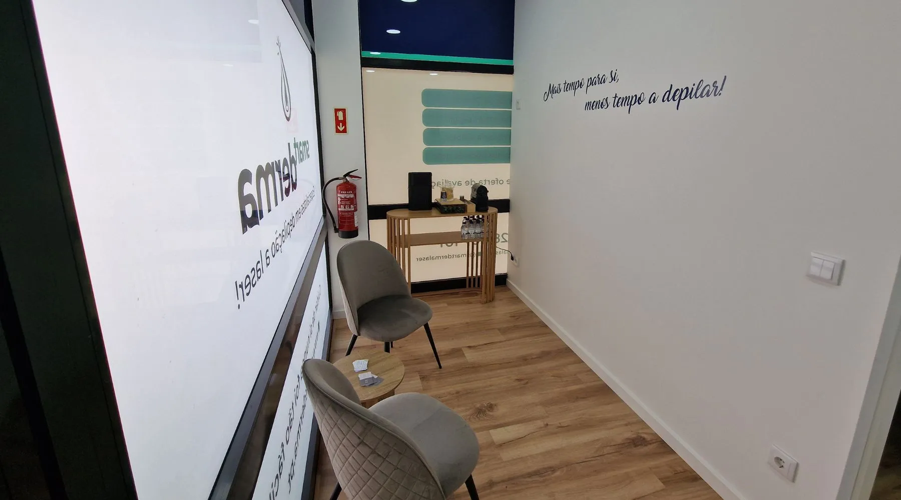 Cabine de tratamento da Smart Derma